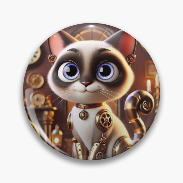 Item preview, Steampunk Siamese designed and sold by Sillytoe.