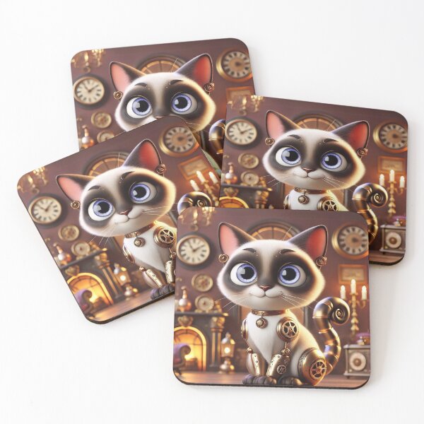 Item preview, Steampunk Siamese designed and sold by Sillytoe.