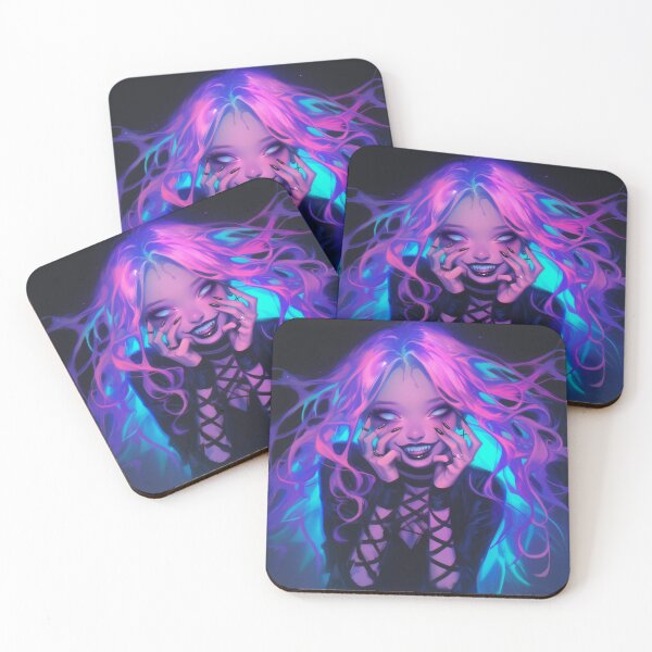 Item preview, Anime e-girl demon designed and sold by CursedbyLilith.