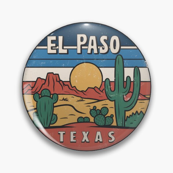 Item preview, El Paso, Texas | Desert Sunset: Iconic Cacti and Mountains designed and sold by CircinusStore.