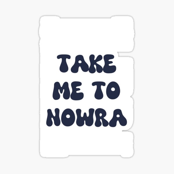 Item preview, "Take Me to Nowra" – Australia, Elegant Newspaper-Style Design designed and sold by RM-Journey.