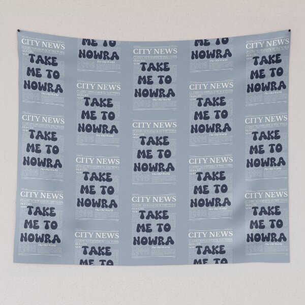 Item preview, "Take Me to Nowra" – Australia, Elegant Newspaper-Style Design designed and sold by RM-Journey.