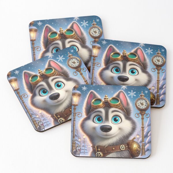 Item preview, Steampunk Siberian Husky designed and sold by Sillytoe.