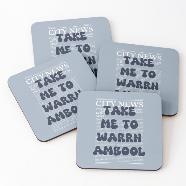 Item preview, "Take Me to Warrnambool" – Australia, Elegant Newspaper-Style Design designed and sold by RM-Journey.