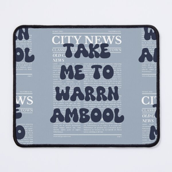 Item preview, "Take Me to Warrnambool" – Australia, Elegant Newspaper-Style Design designed and sold by RM-Journey.