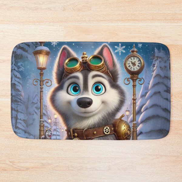 Item preview, Steampunk Siberian Husky designed and sold by Sillytoe.