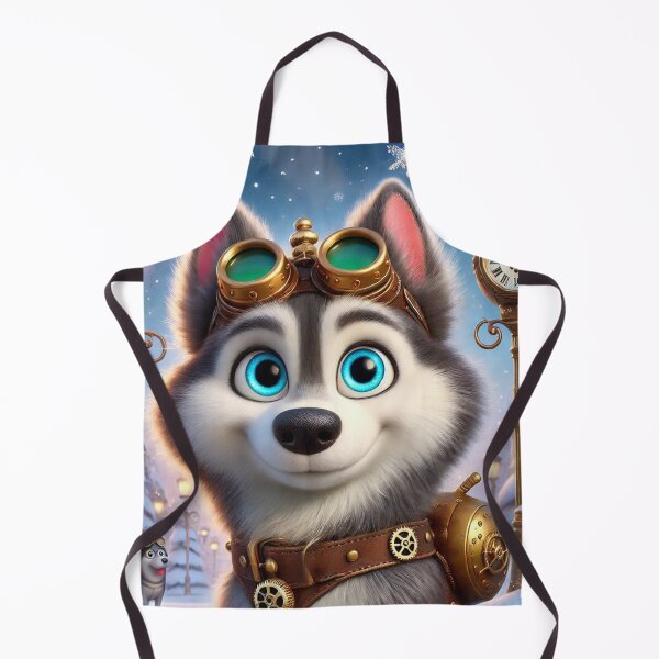 Item preview, Steampunk Siberian Husky designed and sold by Sillytoe.
