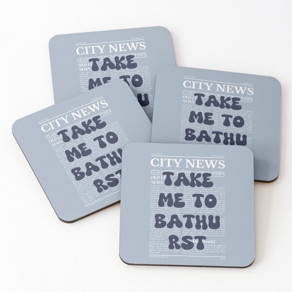 Item preview, "Take Me to Bathurst" – Australia, Elegant Newspaper-Style Design designed and sold by RM-Journey.