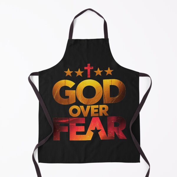 Item preview, God Over Fear: Bold Christian Faith And Strength Design designed and sold by elynne9.