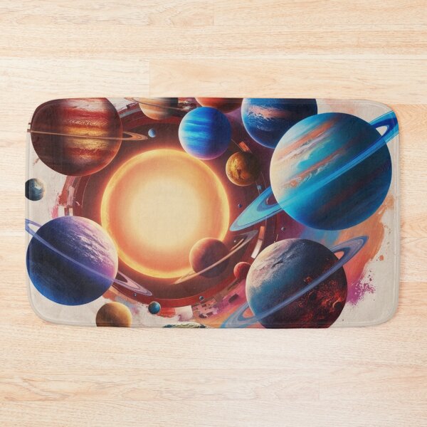 Item preview, Space Life 6 - Abstract Solar System  - Sun, Stars, Planets  designed and sold by AlinaSCorner.