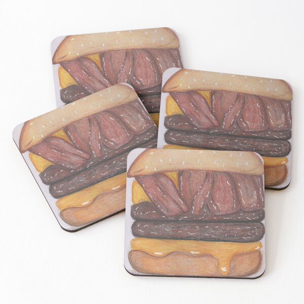 Item preview, Cheeseburger with bacon  designed and sold by Artbysarah23.