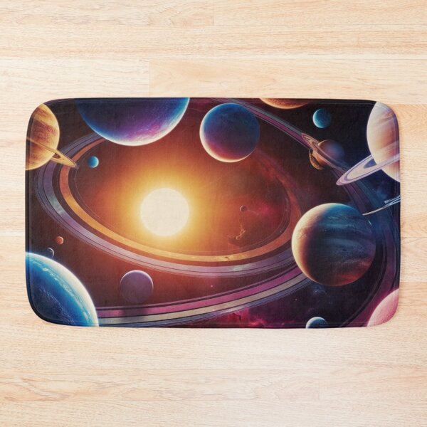 Item preview, Space Life 7 - Abstract Solar System  - Sun, Stars, Planets  designed and sold by AlinaSCorner.