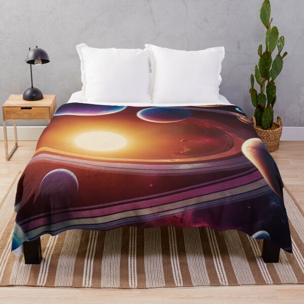 Item preview, Space Life 7 - Abstract Solar System - Sun, Stars, Planets designed and sold by AlinaSCorner.