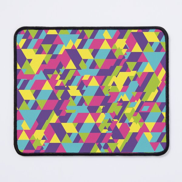 Item preview, Abstract multicolor triangles pattern designed and sold by cutecrazytshirt.