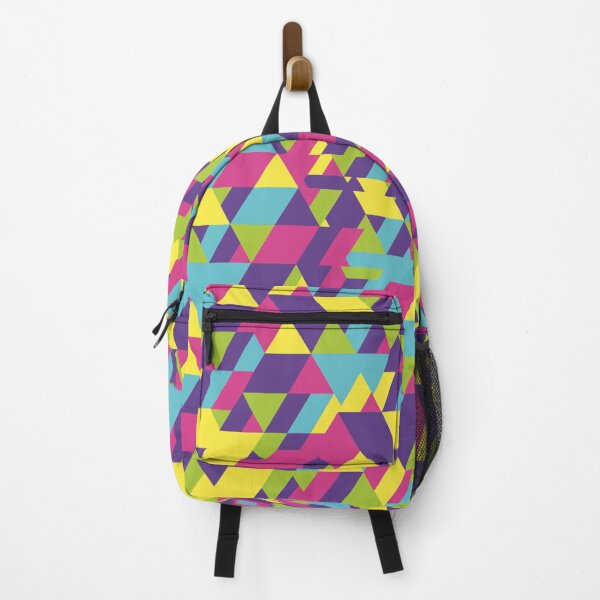 Item preview, Abstract multicolor triangles pattern designed and sold by cutecrazytshirt.