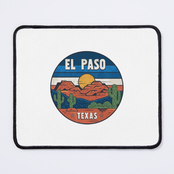 Item preview, El Paso, Texas | Desert Scene: Bold Sun and Cacti designed and sold by CircinusStore.