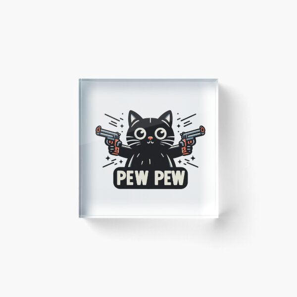 Item preview, Crazy Pewpew Cat designed and sold by Coollzone.