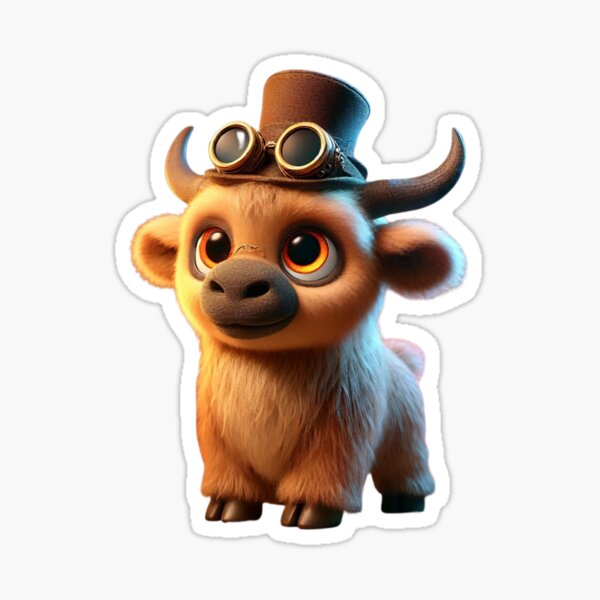 Item preview, Steampunk Sichuan Takin designed and sold by Sillytoe.