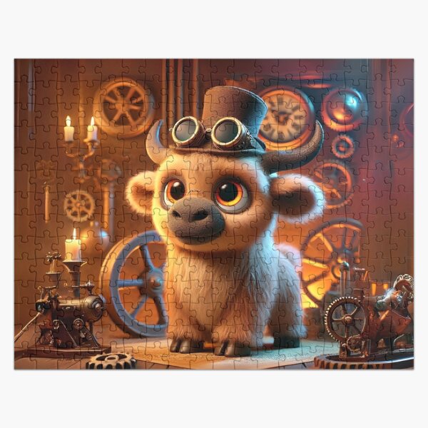 Item preview, Steampunk Sichuan Takin designed and sold by Sillytoe.