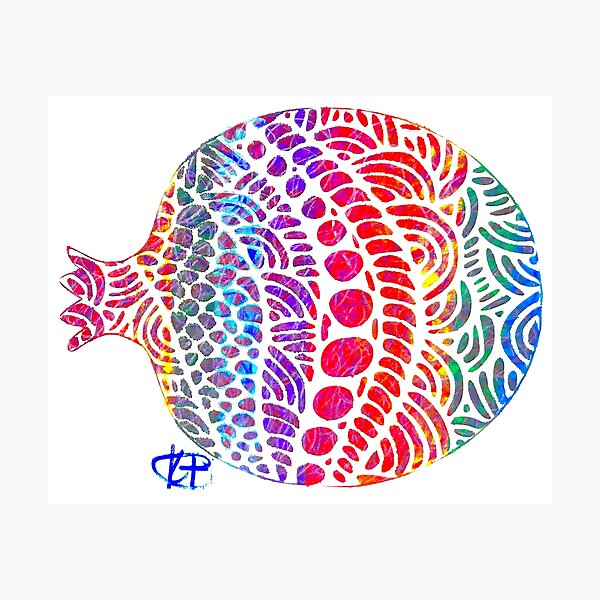 Item preview, Landscape Prism Pomegranate Art designed and sold by Kalli Taub Art.