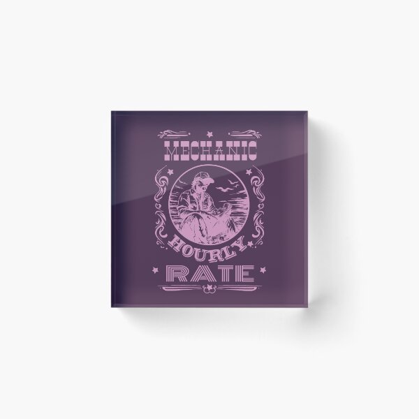 Item preview, Mechanic Hourly Rate designed and sold by AlchemyColor.