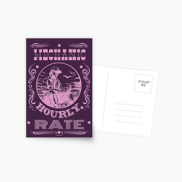 Item preview, Mechanic Hourly Rate designed and sold by AlchemyColor.