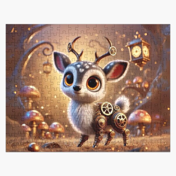 Item preview, Steampunk Sika Deer designed and sold by Sillytoe.
