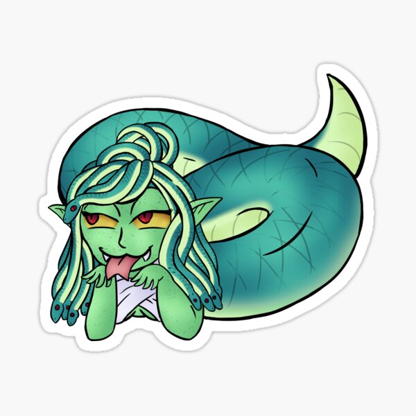 Aperçu de l'œuvre Méduse Chibi créée et vendue par SandTrap Sorcery.