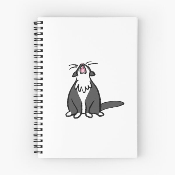 Item preview, Screaming Tuxedo Cat designed and sold by CozyHobbyCorner.