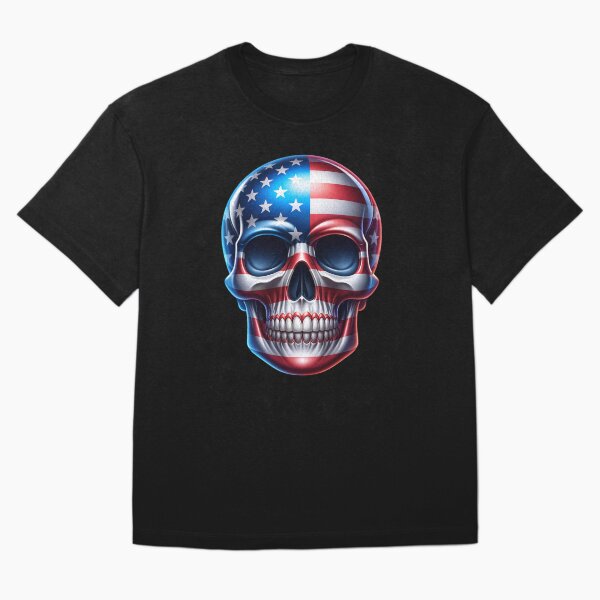 Item preview, American Flag Skull  designed and sold by pikeprints.