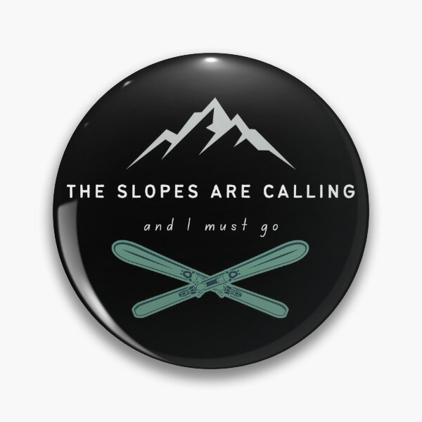 Item preview, The Slopes are Calling designed and sold by The Wandering Bookworm.