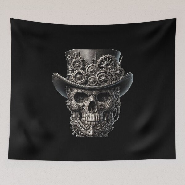 Item preview, Skull Wearing a Top Hat designed and sold by Gentle40Winks.