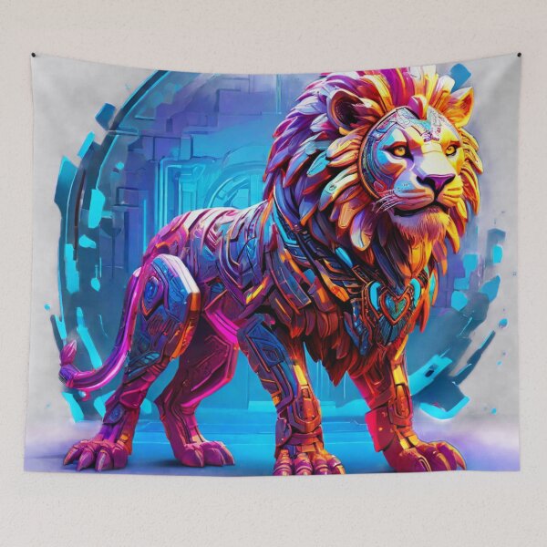 Item preview, Cybernetic Aztec Lion Cybernetic Aztec Lion designed and sold by SpectrumEssence.