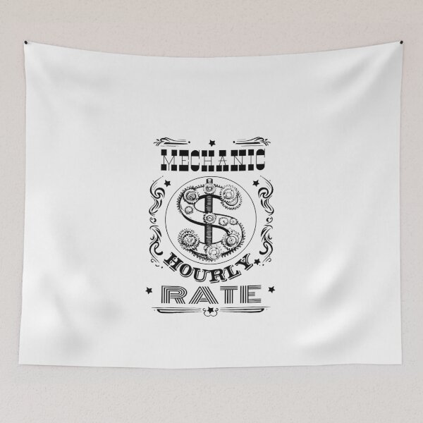 Item preview, Copy of Mechanic Hourly Rate designed and sold by AlchemyColor.