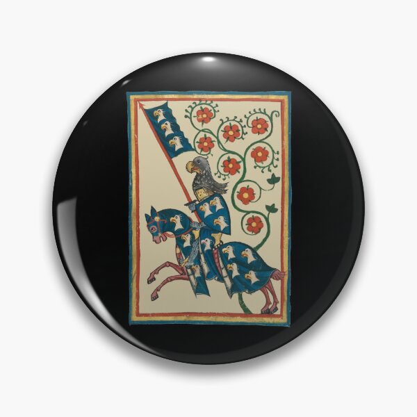 Item preview, Knight With Eagle Heraldry, 14th Century Medieval Art designed and sold by Cat Lady Designs.