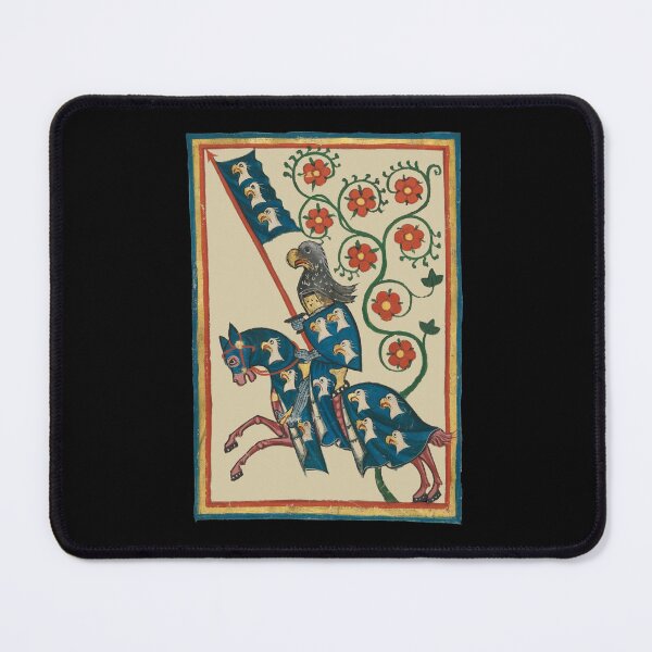 Item preview, Knight With Eagle Heraldry, 14th Century Medieval Art designed and sold by Cat Lady Designs.