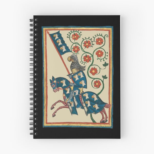 Item preview, Knight With Eagle Heraldry, 14th Century Medieval Art designed and sold by Cat Lady Designs.