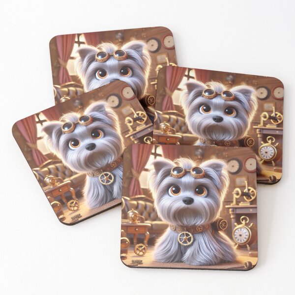 Item preview, Steampunk Silky Terrier designed and sold by Sillytoe.
