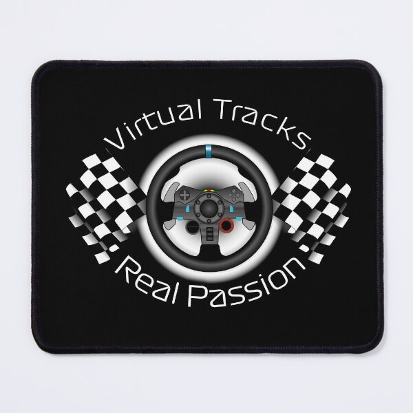 Item preview, Sim Racing steering wheel "Virtual Track, Real Passion"   designed and sold by Dziabacz13.