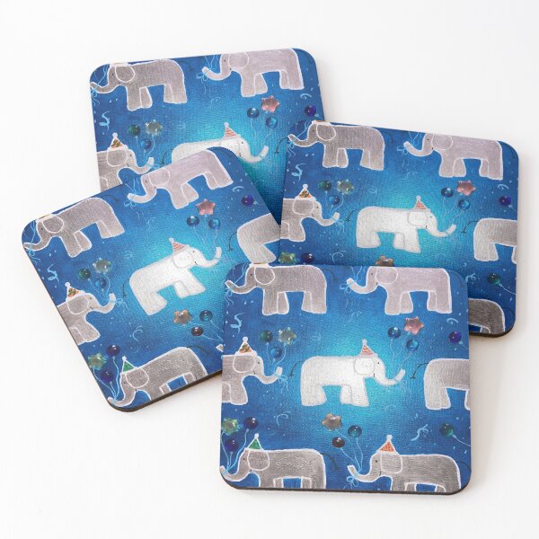 Item preview, Partying Elephants designed and sold by jenvanceart.