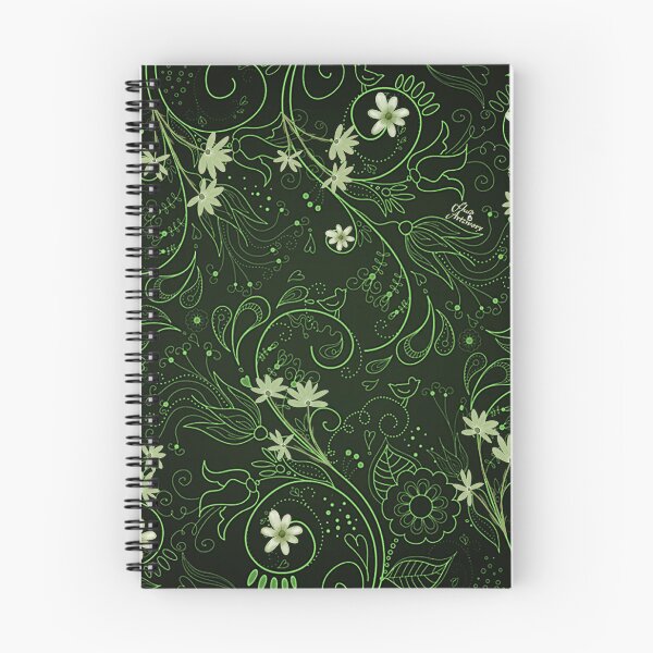Item preview, Mono Green Bohemiam Florette designed and sold by Fluid Artzworx.
