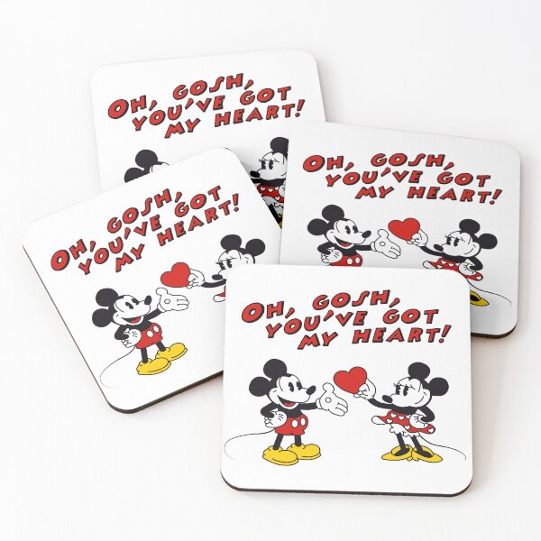 Item preview, Mickey & Minnie Oh, Gosh, You've Got My Heart Valentine's Day designed and sold by KamiTrendz.