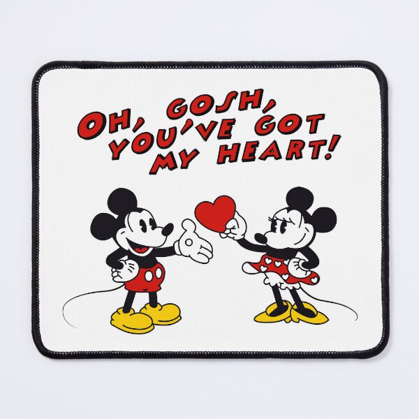 Item preview, Mickey & Minnie Oh, Gosh, You've Got My Heart Valentine's Day designed and sold by KamiTrendz.