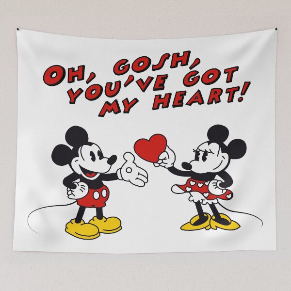 Item preview, Mickey & Minnie Oh, Gosh, You've Got My Heart Valentine's Day designed and sold by KamiTrendz.