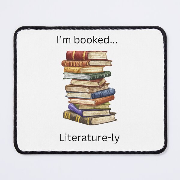 Item preview, Book Pun - Literature-ly / White designed and sold by Blueberry CC Designs.