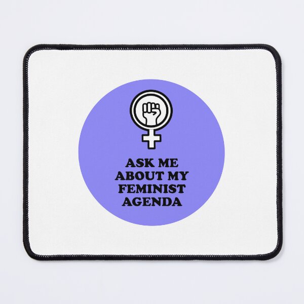 Item preview, Ask me about my feminist agenda designed and sold by Inspirationmotivation.