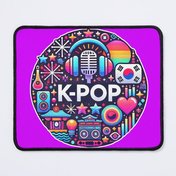 Item preview, Colorful K-Pop Music Design designed and sold by PsycheBrain.