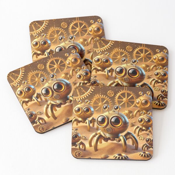 Item preview, Steampunk Six-Eyed Sand Spiders designed and sold by Sillytoe.