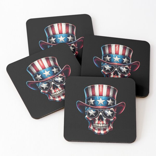 Item preview, American Flag Skull  designed and sold by pikeprints.