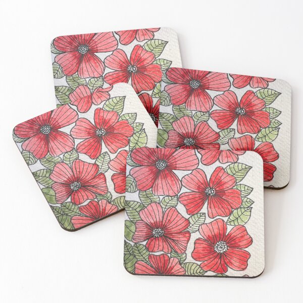 Item preview, Abstract flowers designed and sold by lucilagu.